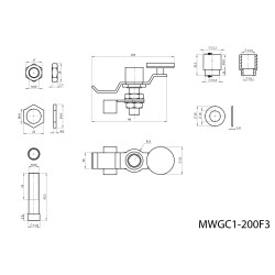 Magneticka zemniaca svorka, 200A, sila: 30kg, neodymový Magneticka zemniaca svorka, 200A, sila: 30kg, neodymový